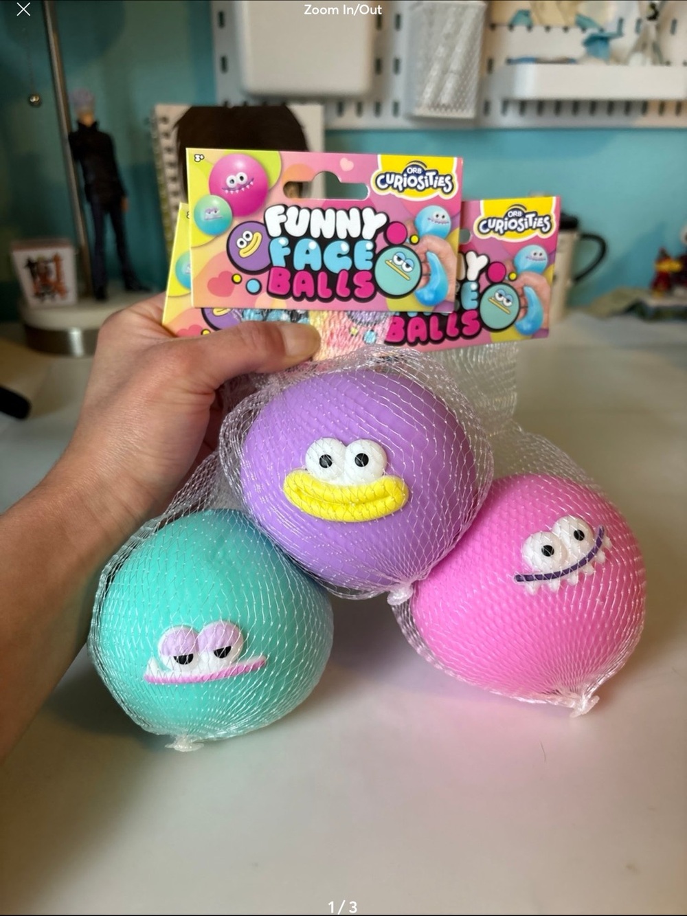 Funny face balls squishy bundle fidget viral